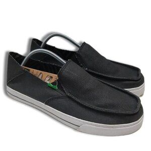 SANUK Sidewalk Surfer Canvas Slip-on Shoes Grey Men's Sz 8